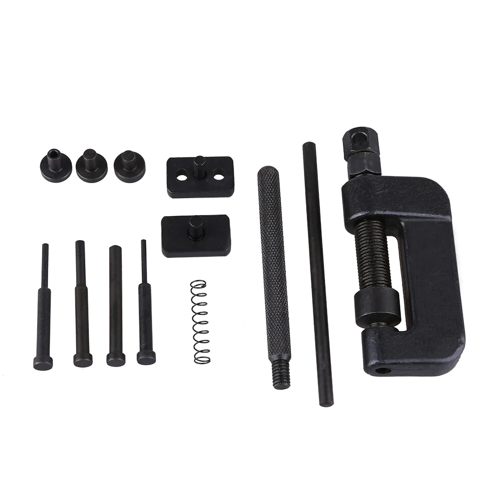 

13Pcs Bike / Motorcycle / Cam Drive Chain Breaker Rivet Cutter Tool Kit For Cam Chain To Drive Chains Or As A Chain Breaker