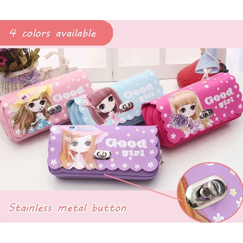 Кавайный чехол для карандаша большой емкости мультяшный карандаш Принцесса