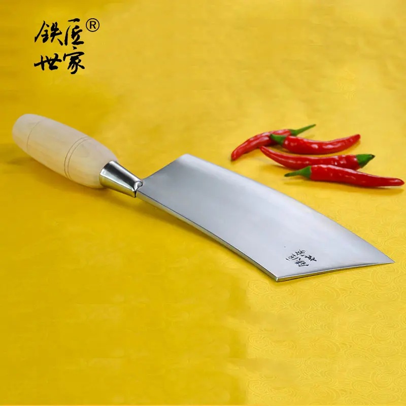 Нож-Кливер кухонные ножи китайский нож ручной работы из нержавеющей стали для