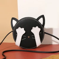 cute cat diy easy embroidery bag kit purse handbag shoulder messenger bag for beginner needlework sewing craft friend gift