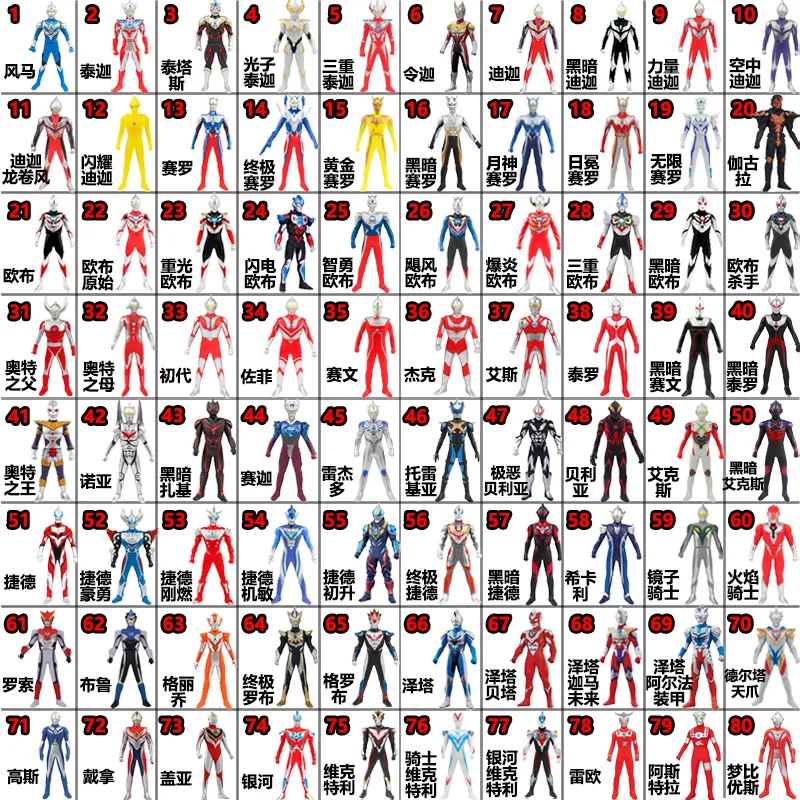 Спусковой механизм Bandai Ultraman мягкая Подвижная кукла модель ручной работы подарок