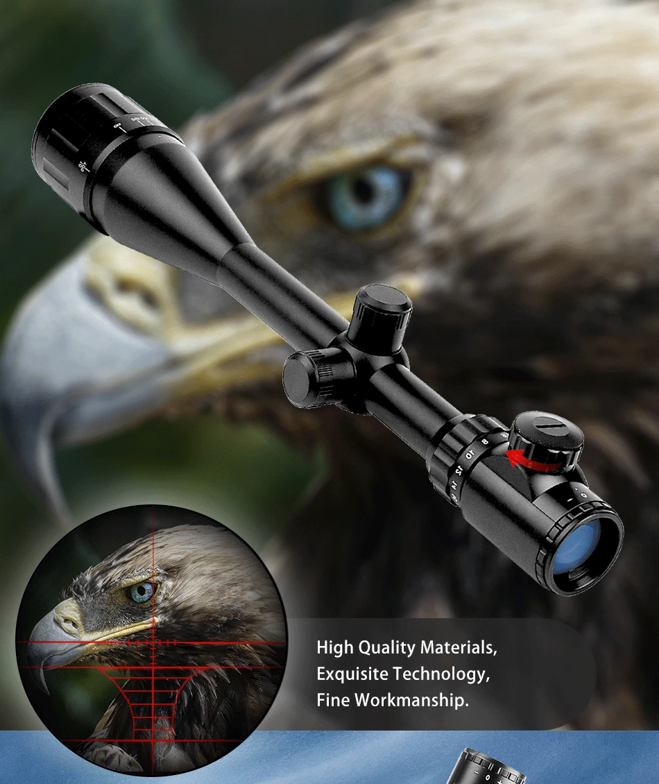 B BESTSIGHT тактический прицел 6-24X50 AOE красный зеленый с подсветкой Crosshair прицел оптический прицел охотничьи прицелы