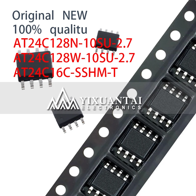 

10pcs 100% NEW SOP8 SMD AT24C128N-10SU-2.7 AT24C128W-10SU-2.7 AT24C16C-SSHM-T AT24C128W AT24C16C AT24C128 AT24C16 24C128 24C16