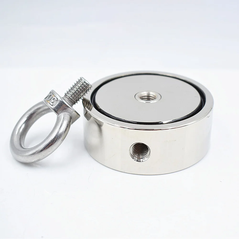 Неодимовый прочный двухсторонний магнит рыболовный крючок поиск вытяжной