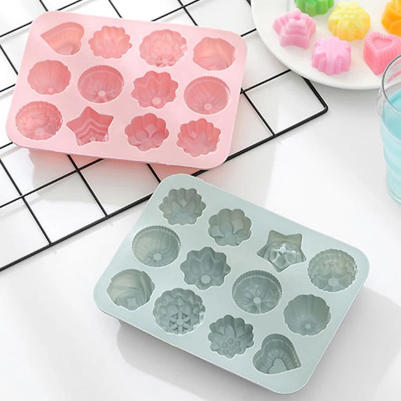 Силиконовые резиновые формы для помадки 1 шт. легко чистить форма цветов шоколада