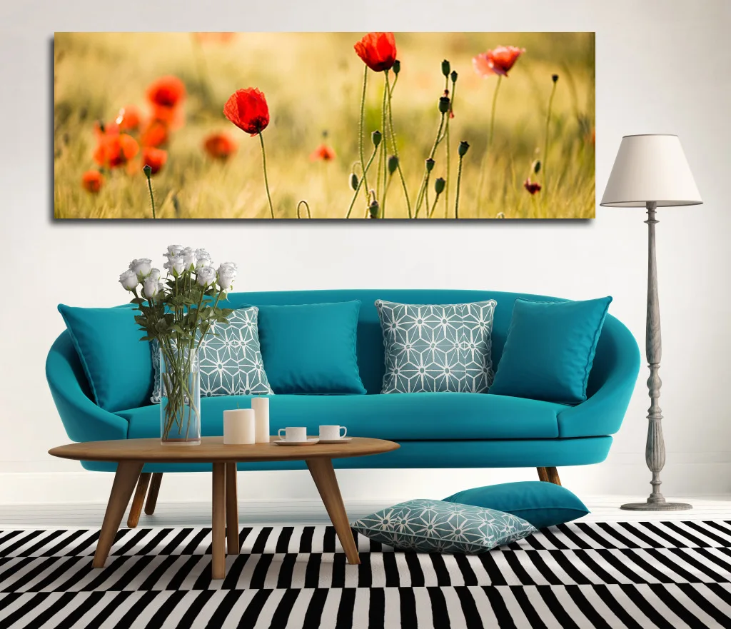 Современная домашняя живопись сафлором на желтом фоне|Рисование и каллиграфия| |