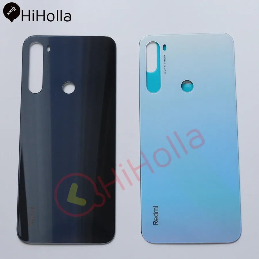 Задняя крышка батарейного отсека для Xiaomi Redmi Note 8 T задняя стеклянная панель