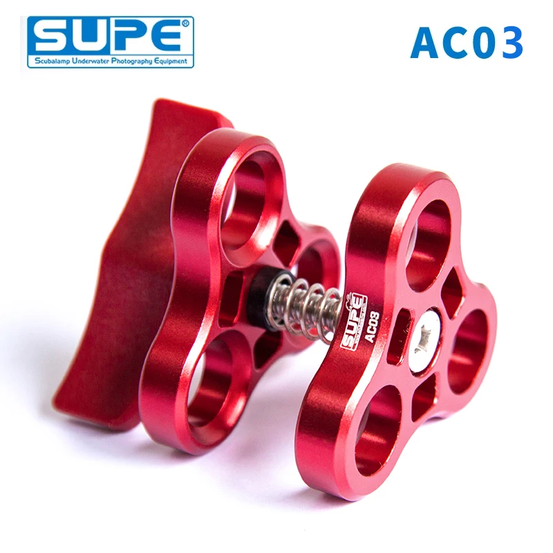 SUPE Подводная лампа с 2 отверстиями 3 отверстия поворотный зажим зажим-бабочка