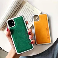 luxury retro pu leather for iphone 11 case 2019 new business candy color cover for iphone 11 pro max xr xs x 7 6 6s 8 plus