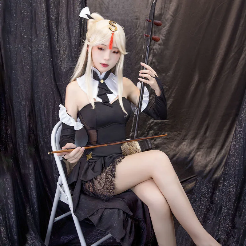 

Hot Game Genshin Impact concert Ningguang cosplay costume for Halloween Carnival Party Events Anime Adult COS Christmas Gift