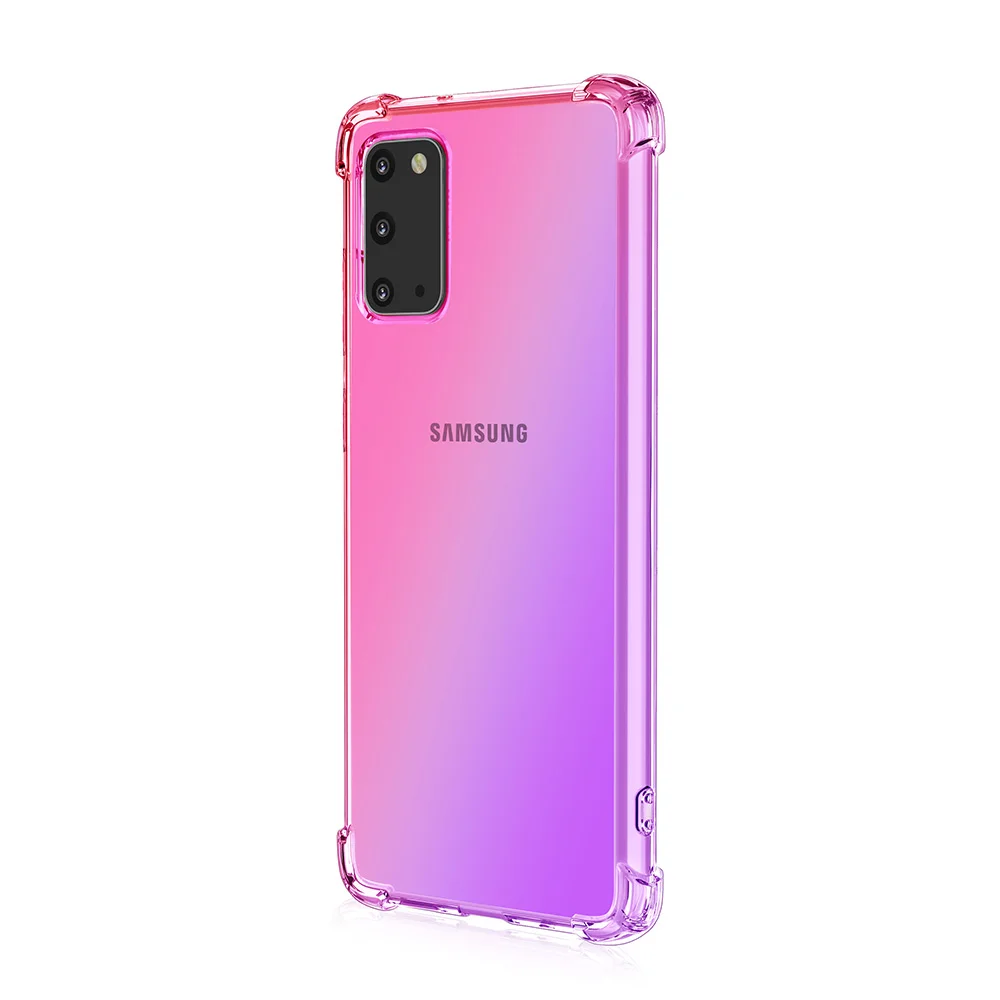Противоударный чехол для Samsung Galaxy A51 A70 A71 A50 A40 A30 A20 A10 Цветной силиконовый S20 S7 S8 S9 S10