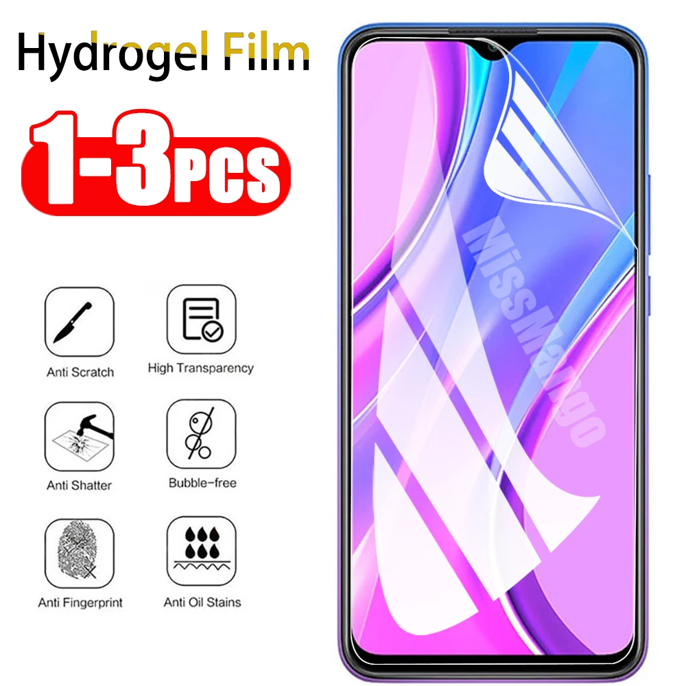 1-3 шт Гидрогелевая пленка для Redmi 9 Защита экрана Xiaomi 9A мягкая 9C C не стекло |