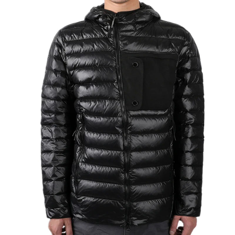 CP topstoney 20heated Winter lightweight hooded down jacket casual trendy jacket Hooded cap black puffer jacket mens teddy coat