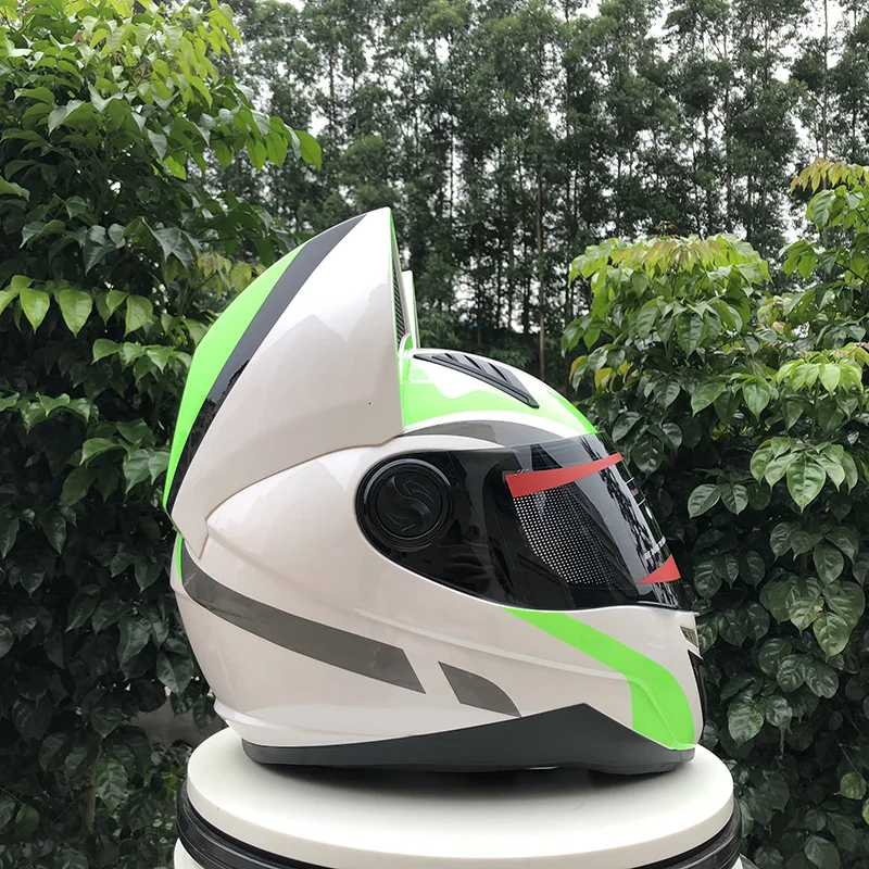 Противотуманный мотоциклетный шлем защитная маска на все лицо для езды