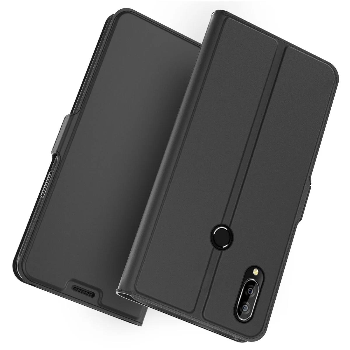 Чехол-книжка для Oukitel C17 Pro C16 из искусственной кожи с подставкой и отделением карт
