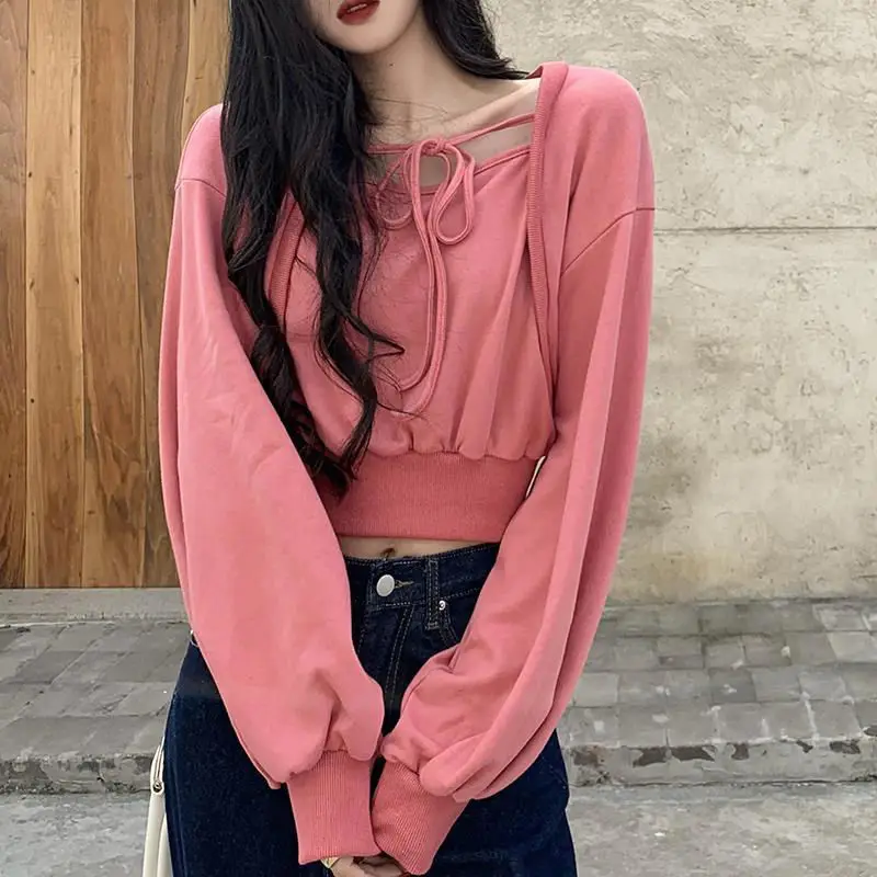 

2021 Autumn and Winter New Bottoming Shirt Wear A Top Fake Two-piece Slim and Thin Long-sleeved Square Neck Y173