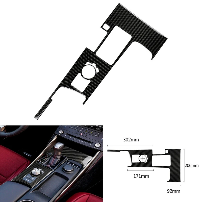 

for Lexus IS250 13-20 Years Car Carbon Fiber Stickers Stall Panel Decoration Stickers Left Drive