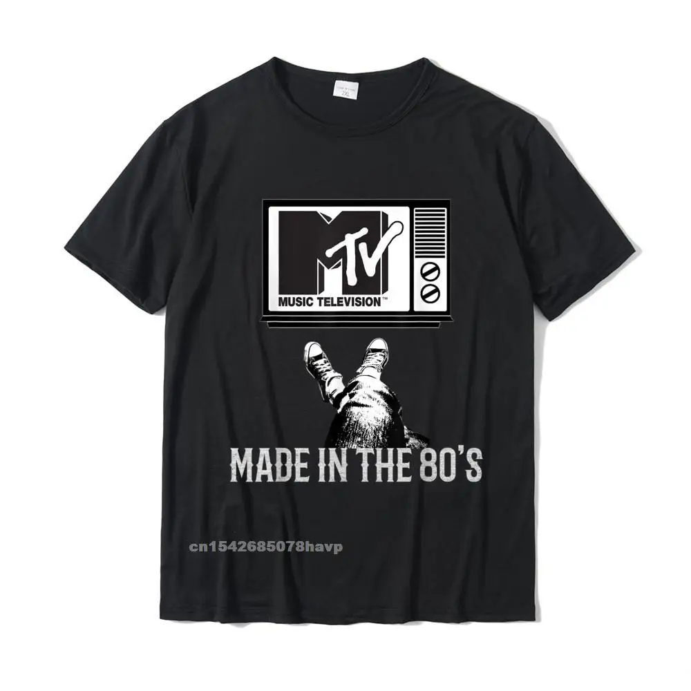 Mademark X MTV - MTV Made In The 80s Vintage Shirt For MTV Fans Men Women T-Shirt Tops Shirt Cotton Men Tshirts Newest