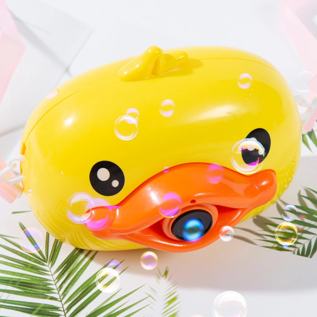 Милая Детская игрушка с камерой в виде желтой утки|Мыльные пузыри| |