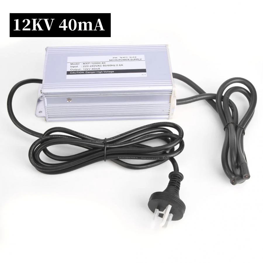 Неоновый светильник электронный трансформатор 12 кВ 40 мА неоновый источник