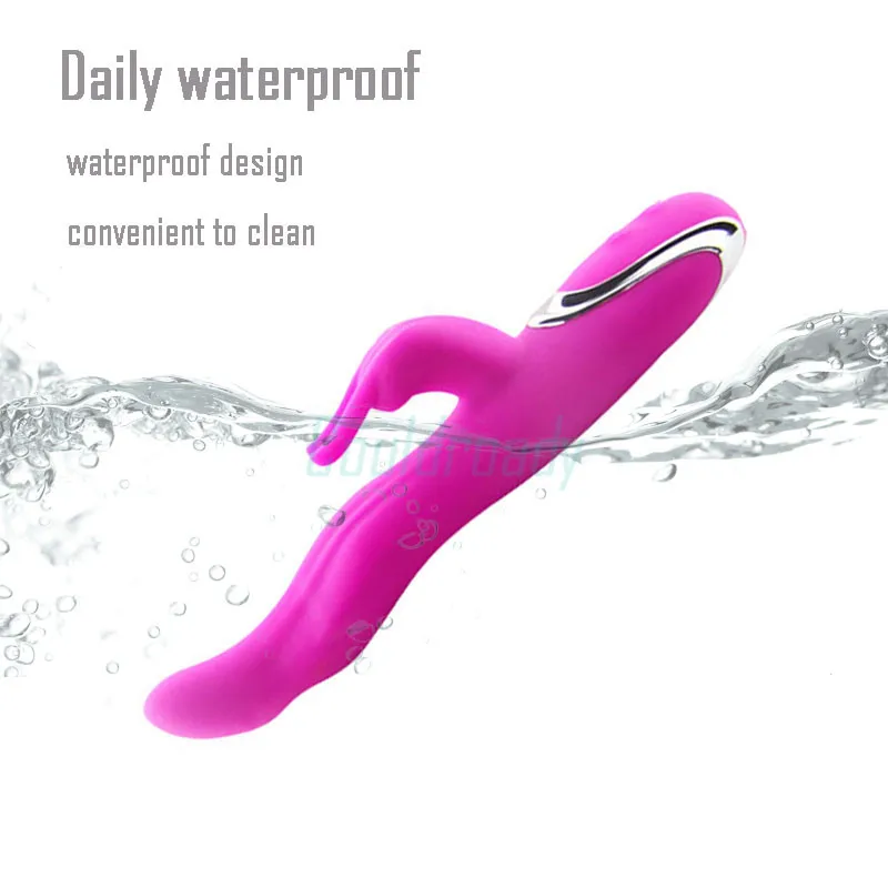 Мультичастотный вибрирующий фаллоимитатор для точки G эротический кролик