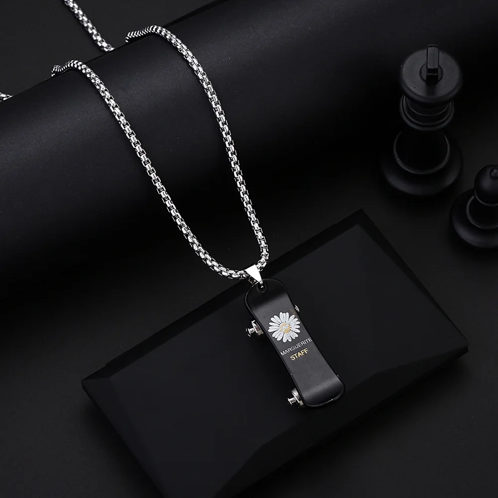 Модное ожерелье с подвеской для скутера модная Мужская подвеска цепочка свитера