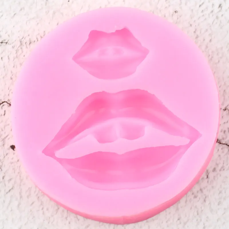 Силиконовая форма для пикантных губ кексов топперов помадки сделай сам