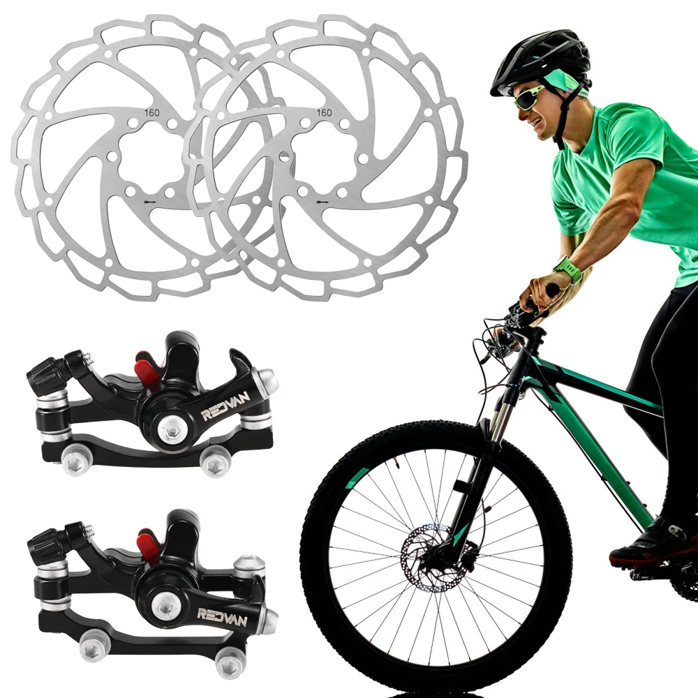 Горный велосипед шоссейный 160 мм роторы передние задние дисковые тормоза суппорт