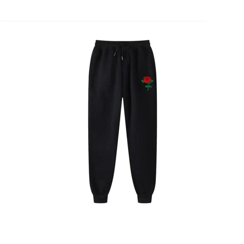 

Sweatpants Plus Size Men Joggers Track Pants Elastic Waist Sport Casual Trousers Baggy Fitness Gym Clothing Black Grey