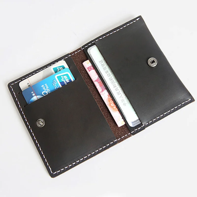

SIKU genuine leather men's card holder famous men's cow leather brand card case