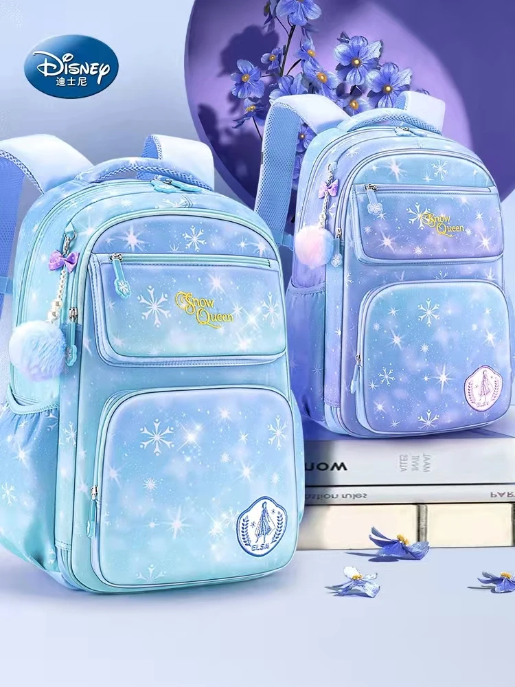 Школьная сумка Disney «Холодное сердце» для девочек, повседневный ранец на плечо для учеников начальной школы, рюкзак с большой вместимостью д...