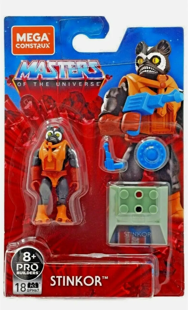 

Mega Construx Masters Of the Universe MOTU Pro Builder Series Character Stinkor Faker EVIL-LYN He-man