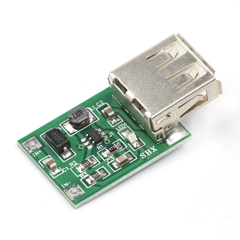 DC-DC adjustable boost power supply module USB battery board 0.9V~5V liter 5V 600MA 1A 1.5A 3A USB Output charger Step Up module