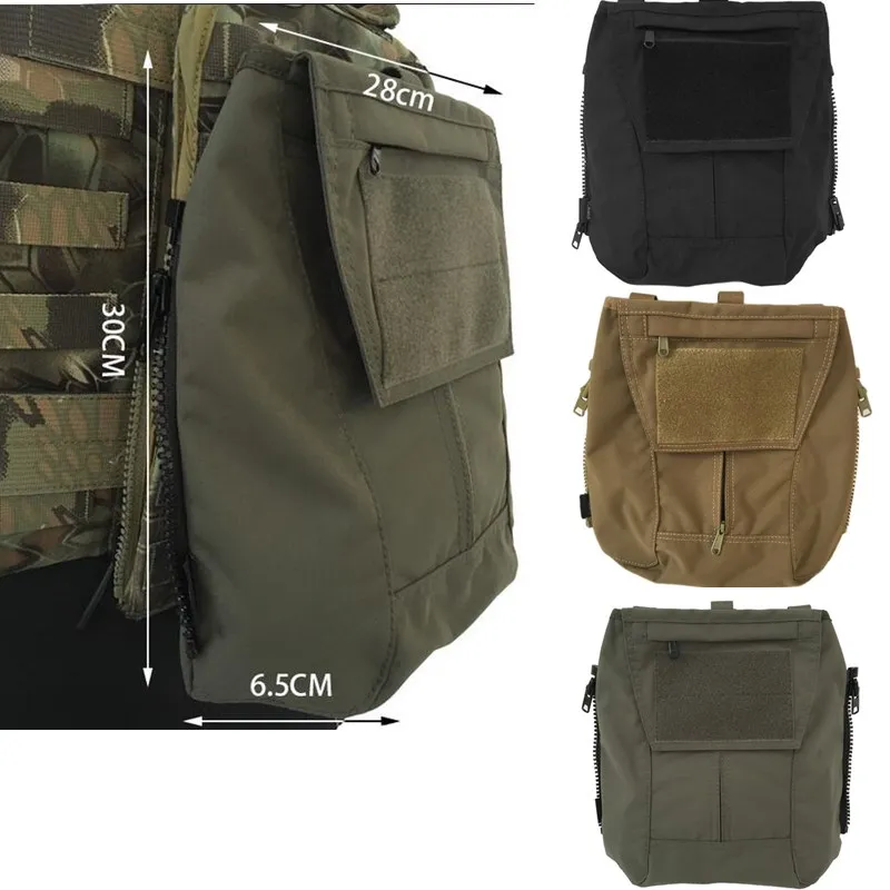 

Outdoor Tactical Multi-Functional AVS / JPC2.0 Vest Zipper Back With Bag Sundry Bag