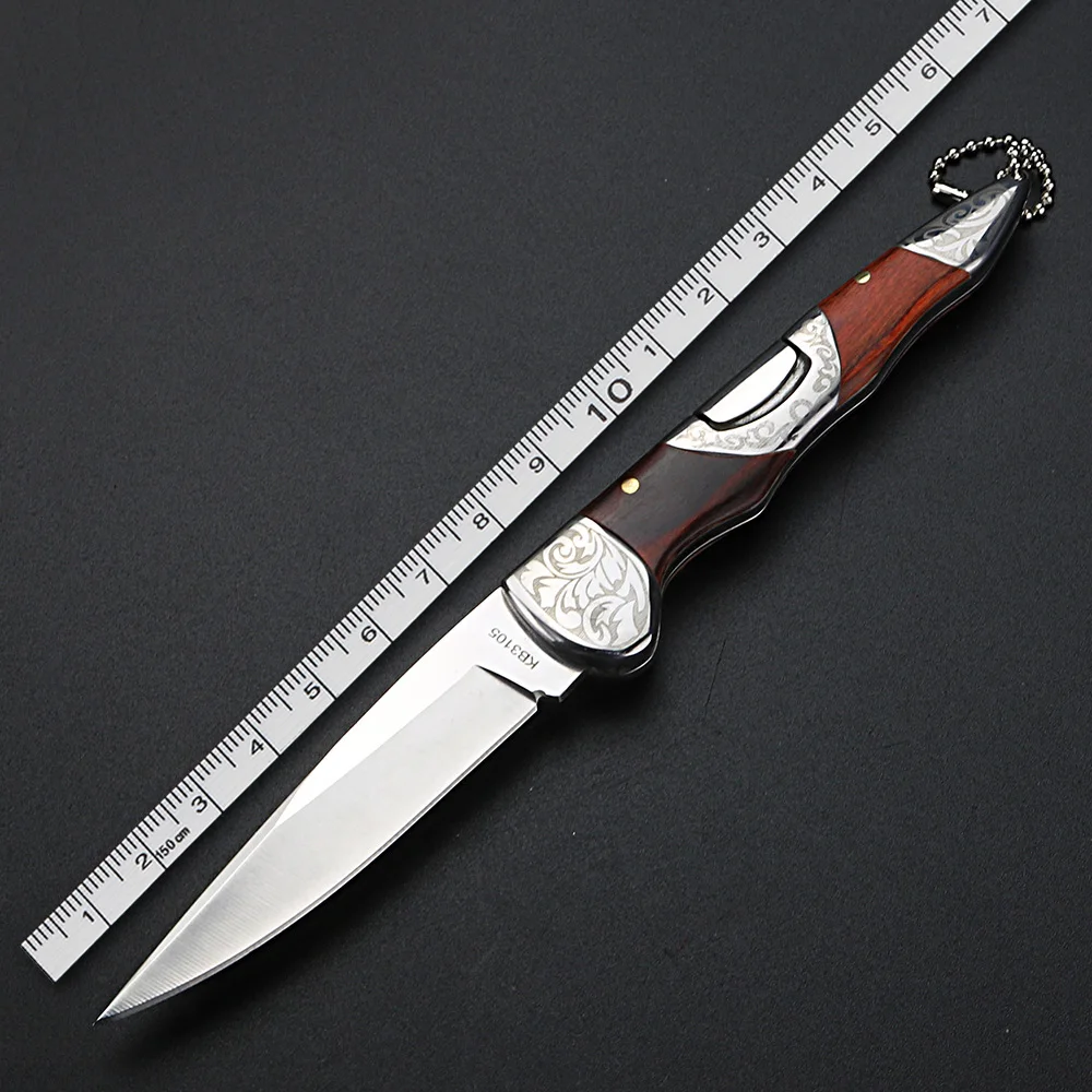 Складной нож портативный короткий высококачественный Военный уличный походный