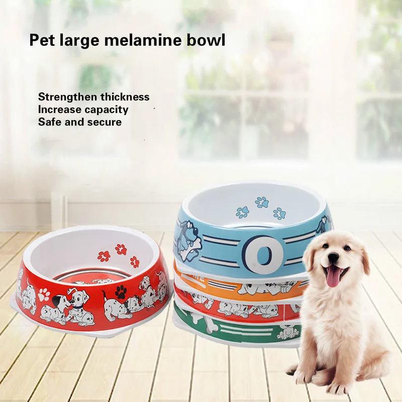 

Pet Food Dog Bowl Round Cat Small Medium And Large Dogs Universal Pet Feeding Water Supplies