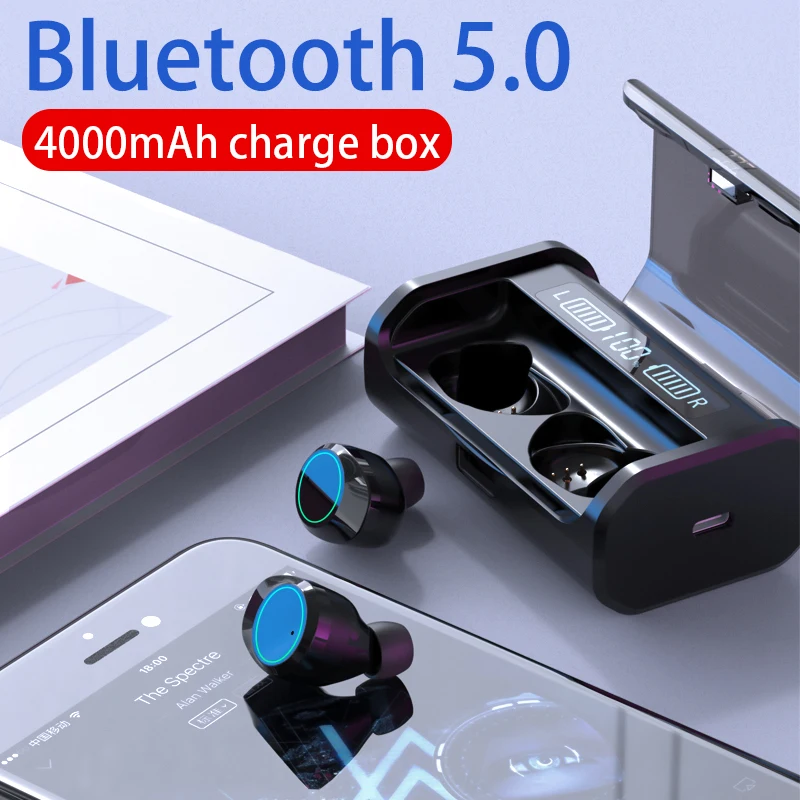 G06 V5.0 Bluetooth стереонаушники Беспроводные водонепроницаемые сенсорные наушники