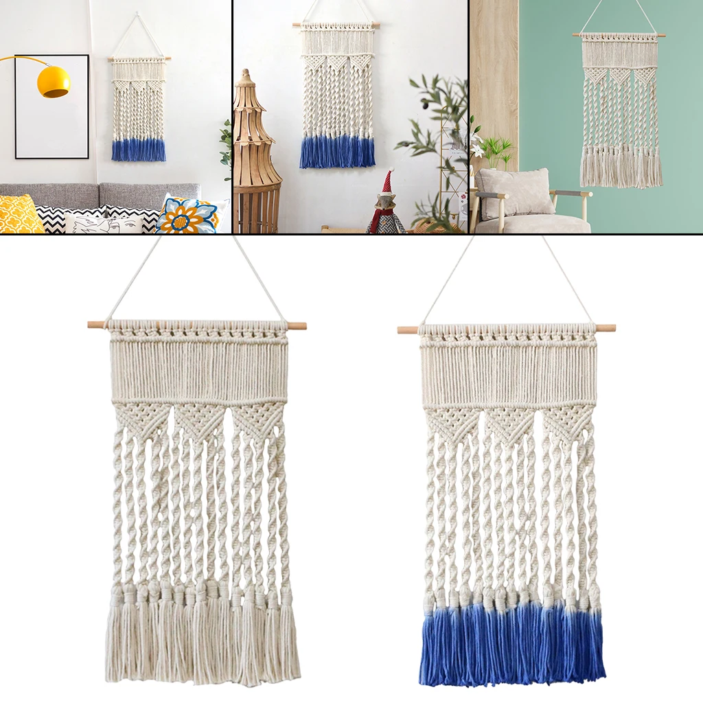 

Macrame Wall Hanging Art Woven Boho Home Decor, Beautiful Wall Art for Apartment, Dorm, Room Decoration