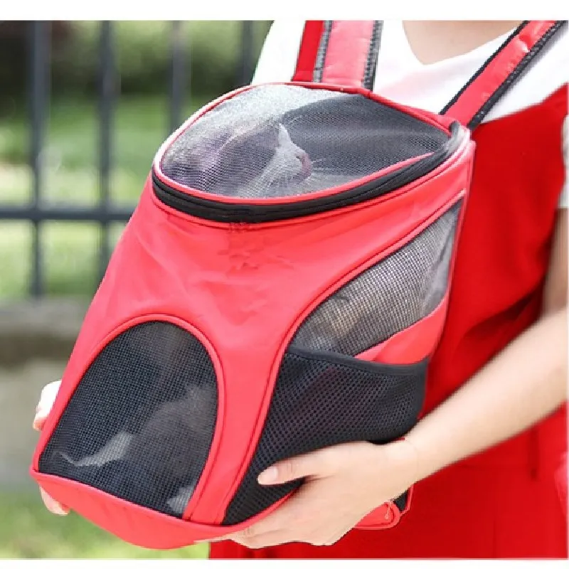 

2 Size Pet Cat Supplies Carrying for Cats Bag Pet Carrier Pet Travel Carrier Bag Foldable Breathable Backpack Pet Cat Backpack