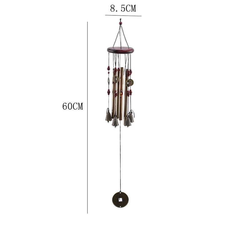 

Outdoor Antique Amazing Deep Resonant 4 Tube Windchime Chapel Church Bells Wind Chimes Door Hanging New Year Decor