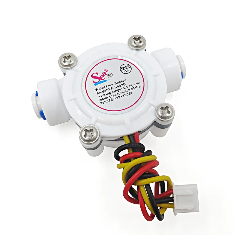 Датчик расхода воды DN8 ND10 0 3 10l/minPE измеритель для труб 6l/MIN расходомер G1/4 дюйма G3/8