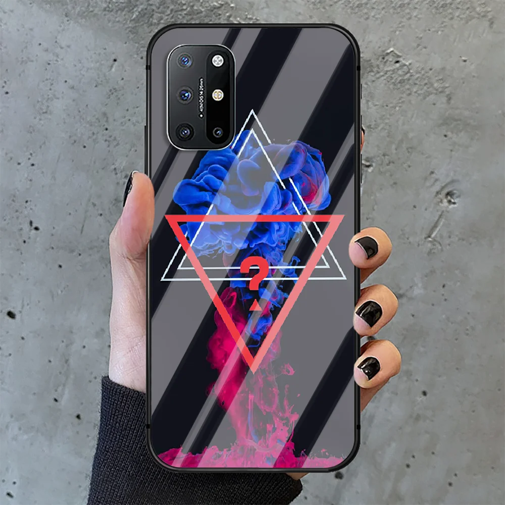

Brand Guess Phone Tempered Glass Case Cover For Oneplus 5 6 7 8 9 Nord T Pro Prime Painting Fashion