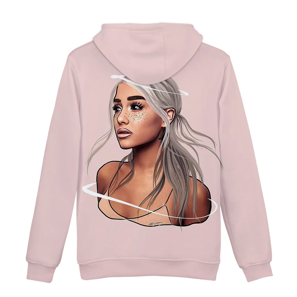 Милые Удобные толстовки Ariana Grande 3D для женщин/мужчин СПАСИБО следующая певица Ариана Гранде 3D Harajuku девушка толстовки