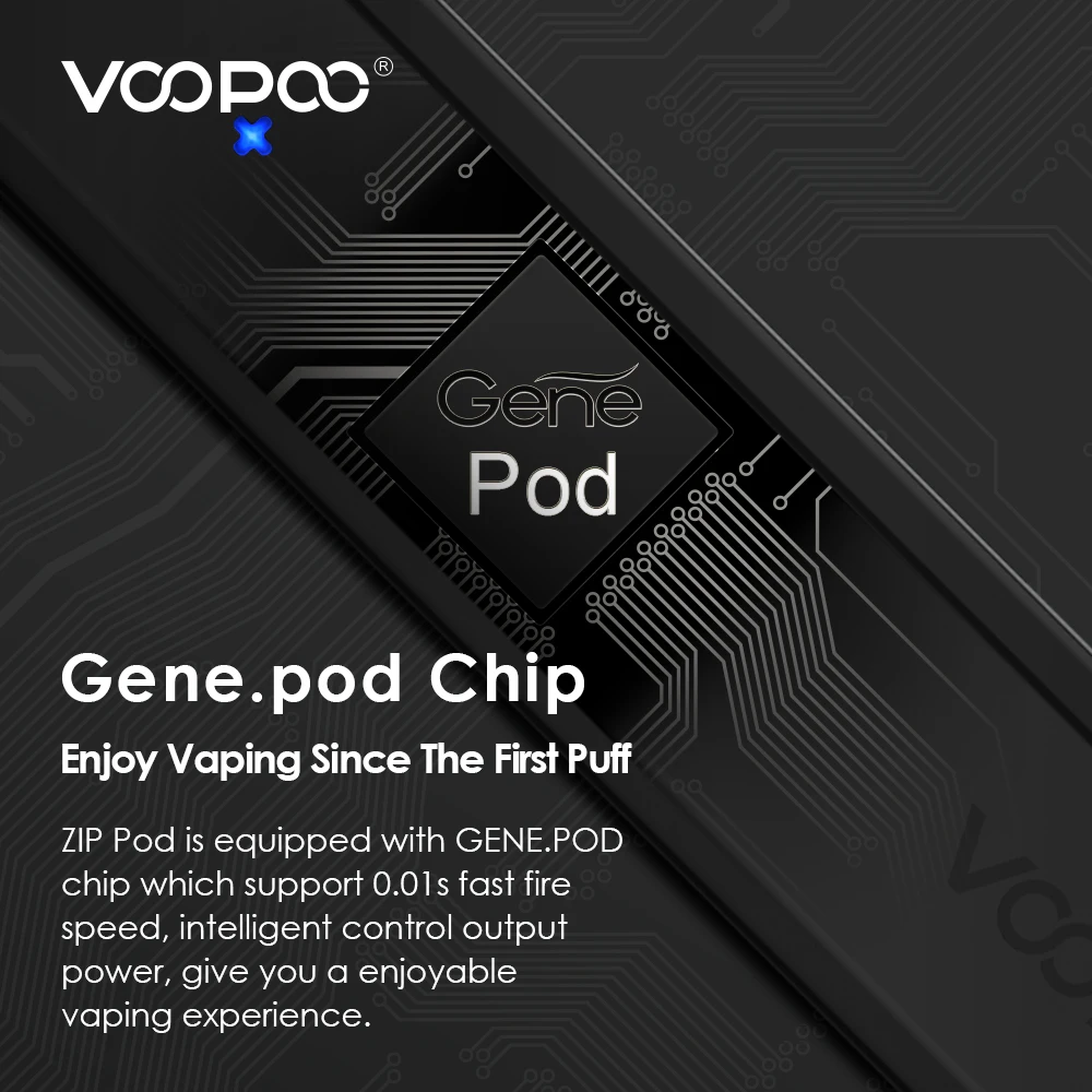 VOOPOO Alpha Zip Pod System 1.8ohm Starter Kit 12 Вт Vape 250 мАч аккумулятор 1 мл картриджи электронная