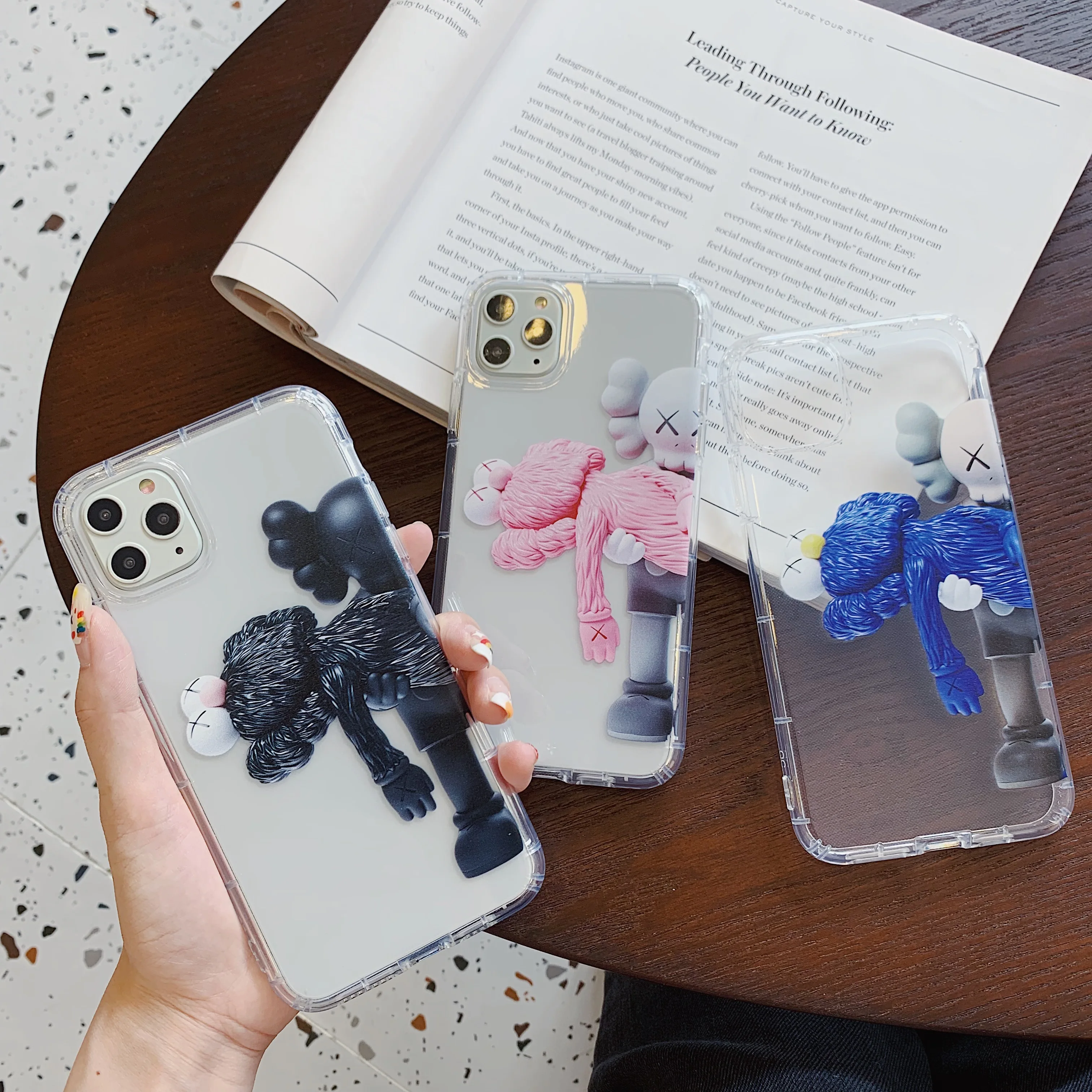 Cute Cartoon Clear Phone Case For iphone 11 Pro Max iPhone XS XR X 6S 6 7 8 Plus Ultra Slim Shockproof Back Cover |