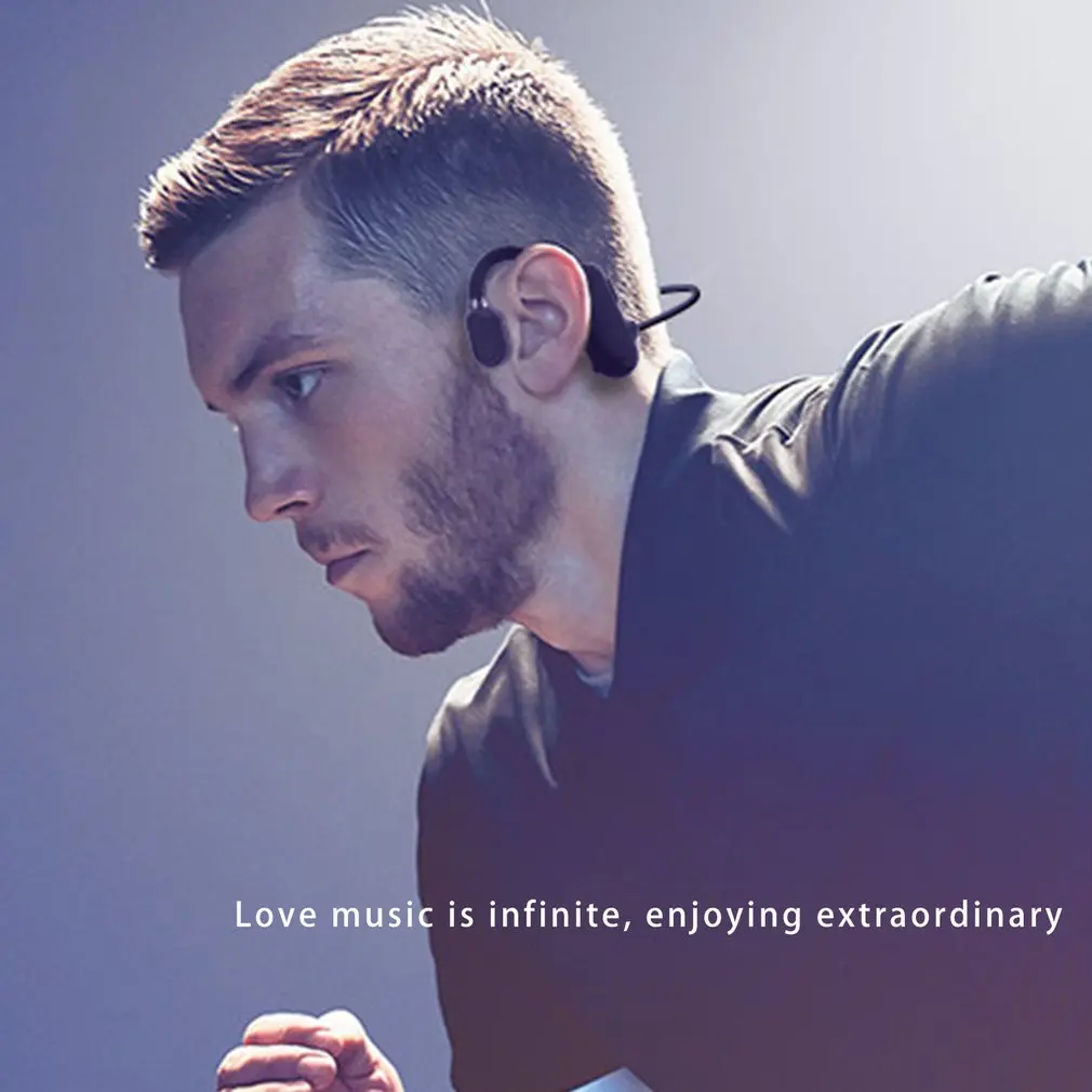 

Bluetooth 5.0 Earphone Headphones For Sports Bone Conduction Earphone Wireless Not In-Ear Headset IPX6 Waterproof Ear Hook