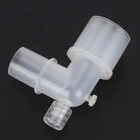 l shaped plastic hose connector breathing tube connection adapter for ventilation tube ventilator accessories medical equipment