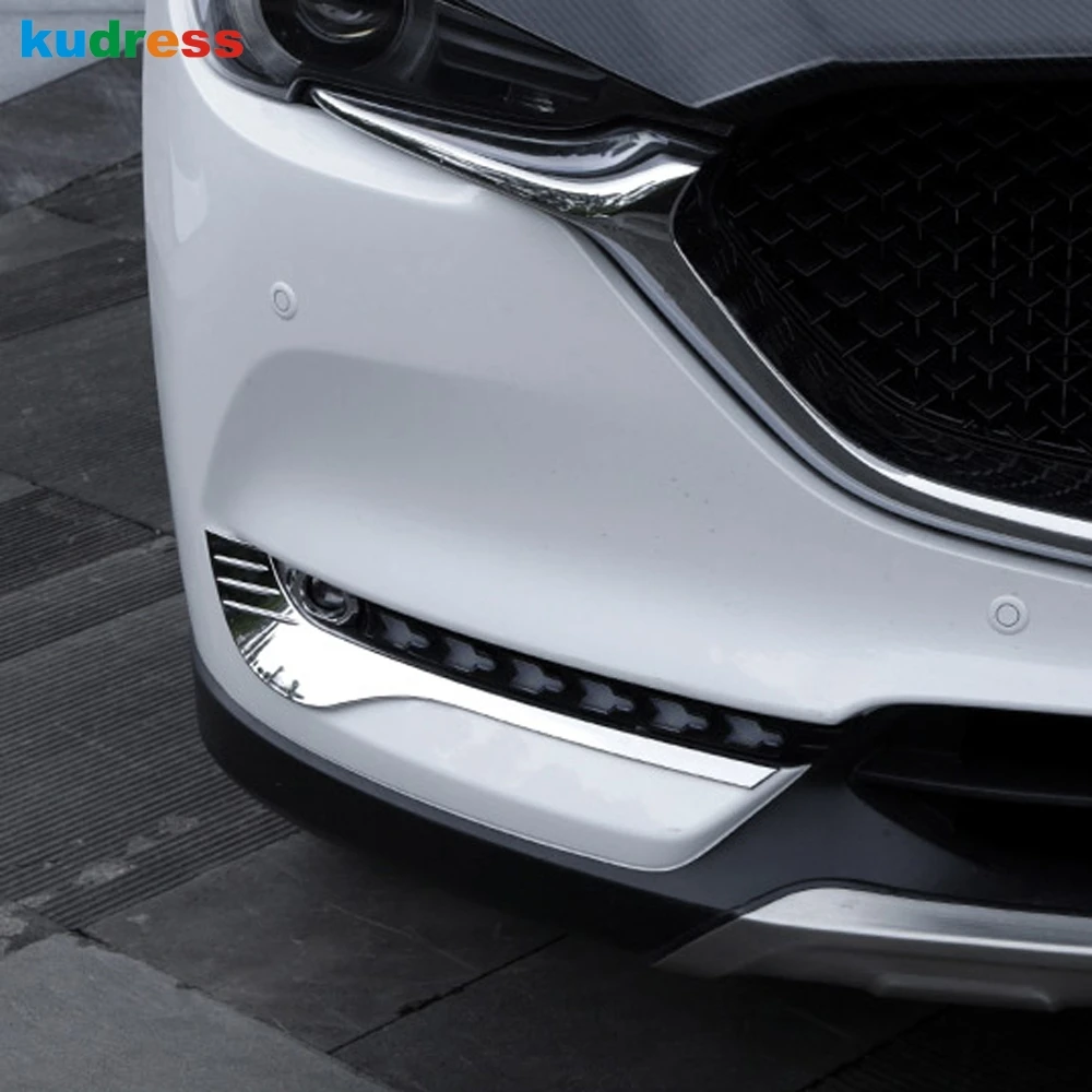 Передние противотуманные фары светильник лампы век Накладка для Mazda CX5 CX 5 KF 2017 2018