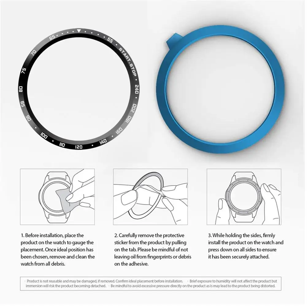 For Forerunner 645 Metal Protective Cover Ring Sculptured Time Units Round Watch Screen Protector Smart Bracelet Decoration |