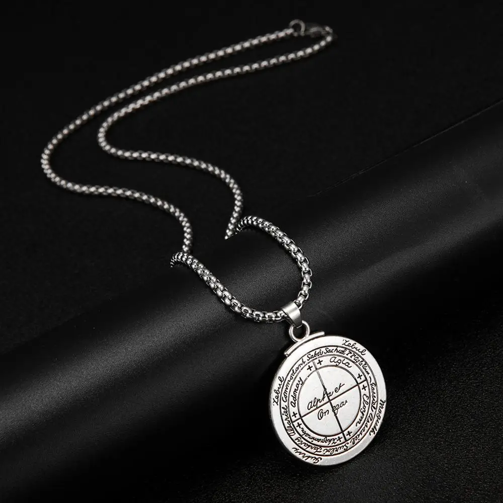 Fishhook Прямая поставка двусторонний талисман для удачи античный серебряный